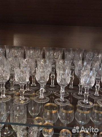 Хрустальные фужеры гдр