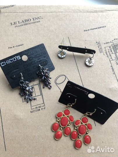 Серьги chico’s