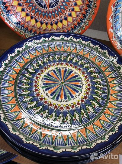 Блюдо ляган керамика