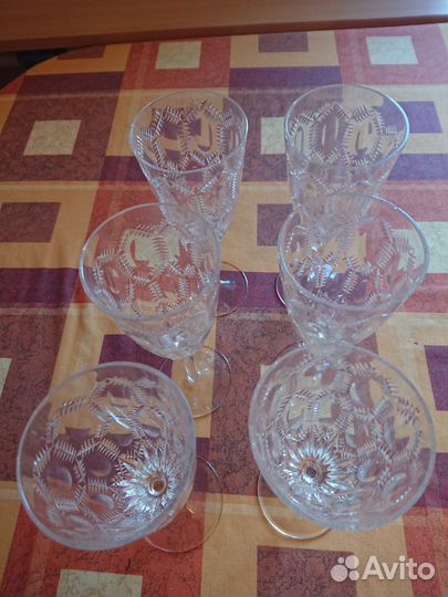 Фужеры хрустальные СССР