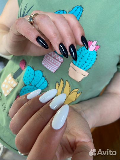 Маникюр наращивание