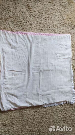 Одеяло на выписку розовое для девочки,б/у в хороше