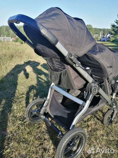 Коляска для двойни погодок baby jogger city select