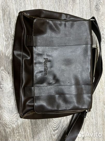 Мужская кожаная сумка для документов новая