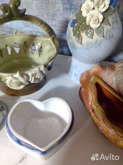 Ваза, конфетница, шкатулка
