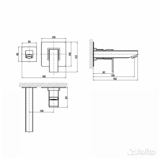 Смеситель для ванны Rav Slezak lr534 Хром