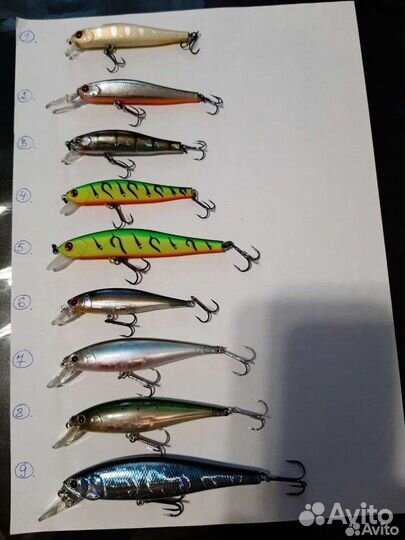 Японские воблеры бу Rigge, Lucky Craft