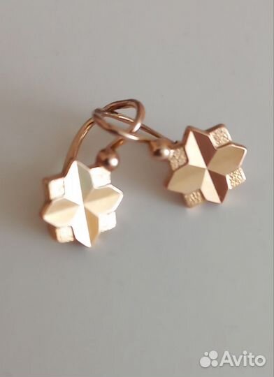 Золотые серьги СССР