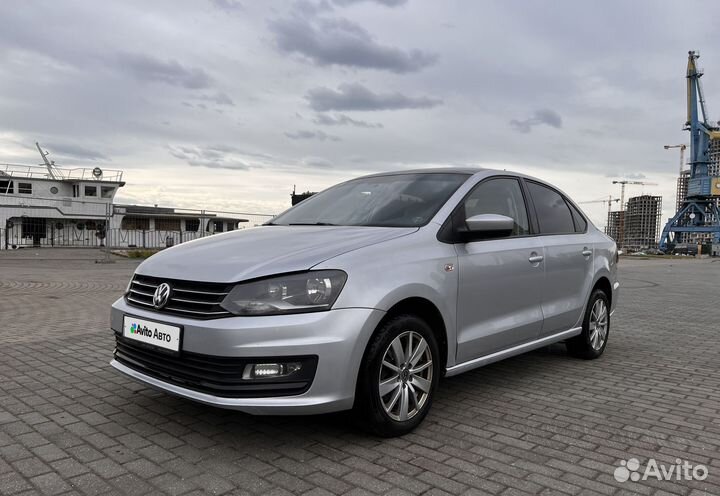 Volkswagen Polo 1.6 AT, 2016, 78 500 км