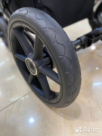 Коляска ideal 2в1 (bexa) бежевый+бежевая кожа