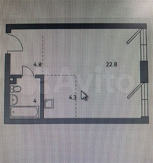 1-к. апартаменты, 35,9 м², 9/23 эт.