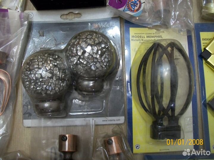 Наконечники гардинные