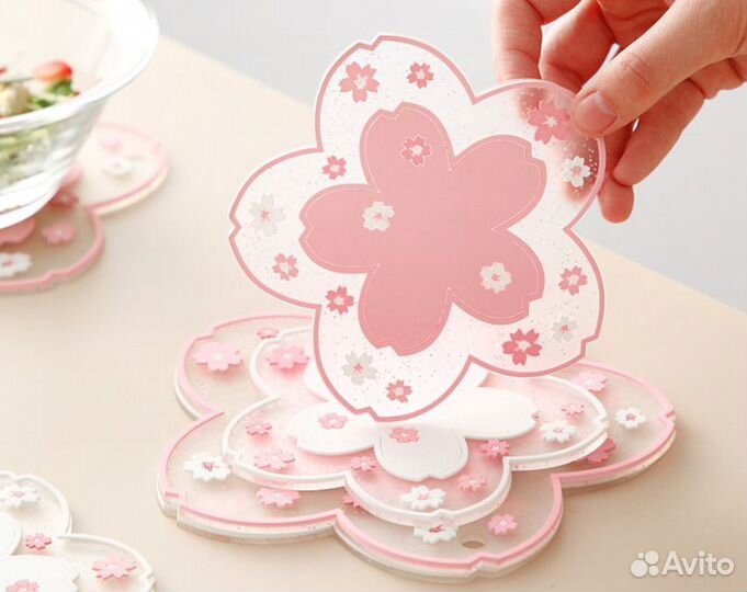 Подставка под кружку / горячее 'Сакура'