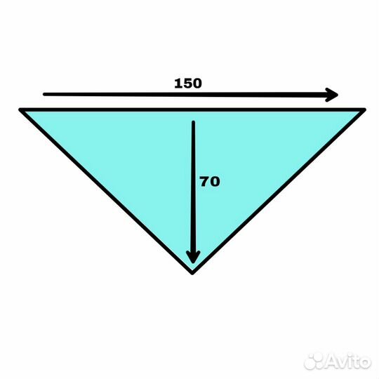 Платок шаль бактус