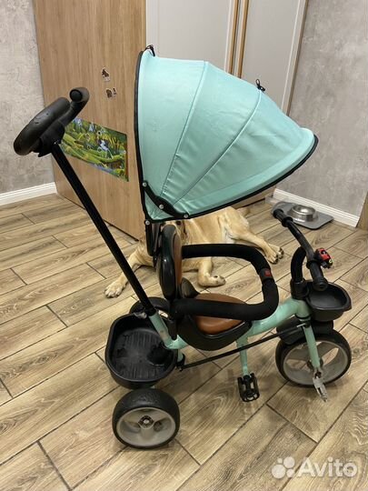 Велосипед с родительской ручкой