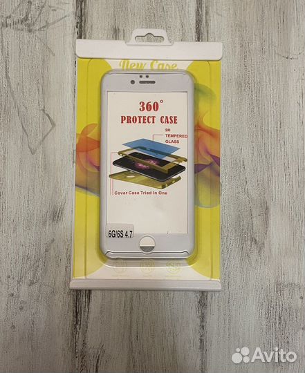 Чехол на iPhone 6 plus со стеклом