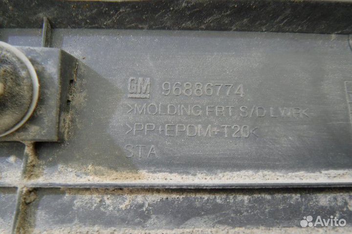 Накладка двери передней правой Chevrolet Orlando