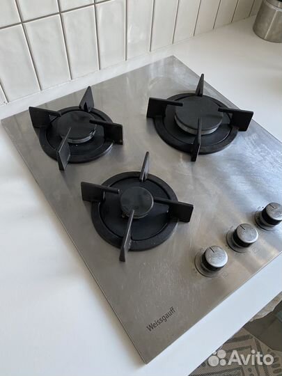 Газовая варочная панель 3 конфорки 45см
