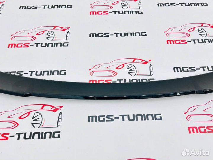 Спойлер на BMW 2 series F22 CS Style Черный глянец