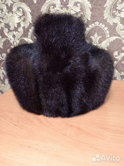 Норковая шапка мужская