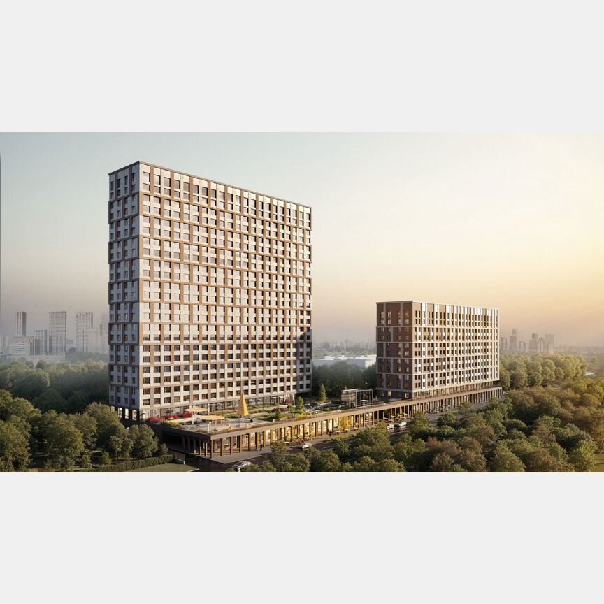 1-к. квартира, 41,6 м², 18/24 эт.