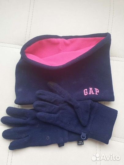 Снуд и перчатки Gap