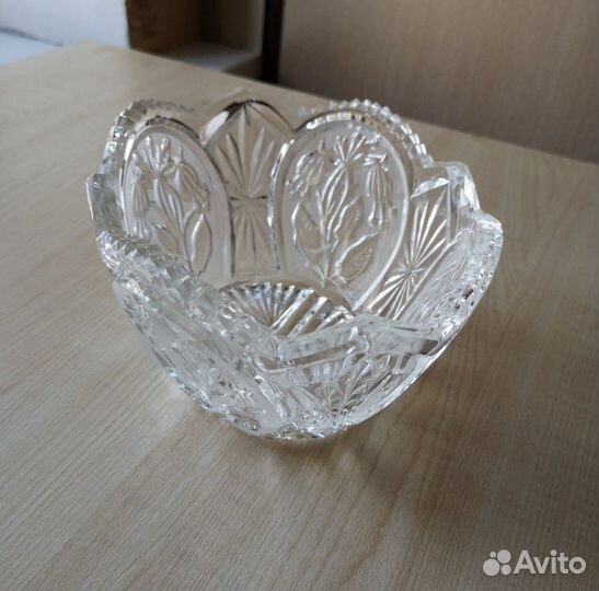 Конфетница / салатница хрусталь