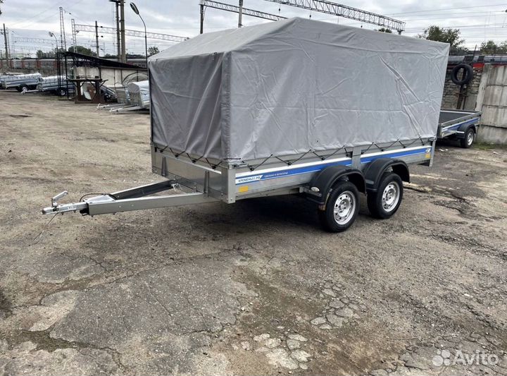 Прицеп легковой 2-х осный 3,5х1,56 с тентом Аэро