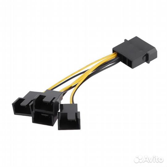 Fan Hub сплиттер Molex на 4x 3/4 Pin