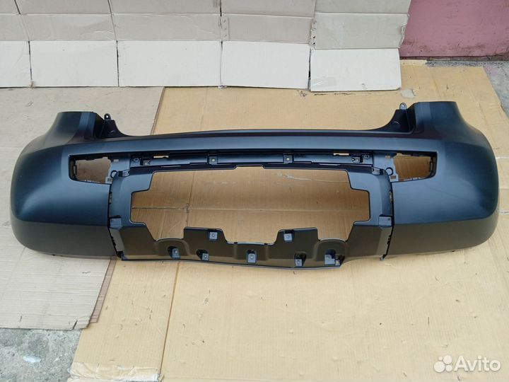 Haкладка бaмпeрa заднего Kia Soul I