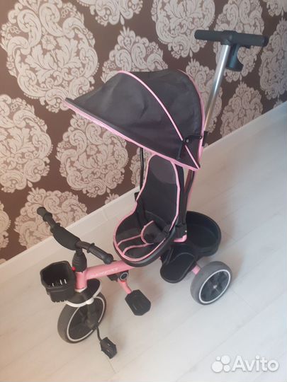 Велосипед с родительской ручкой