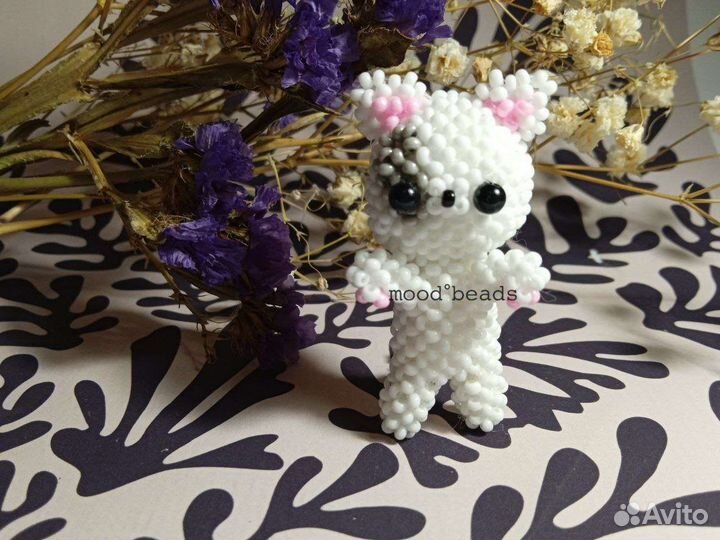 Кот из бисера