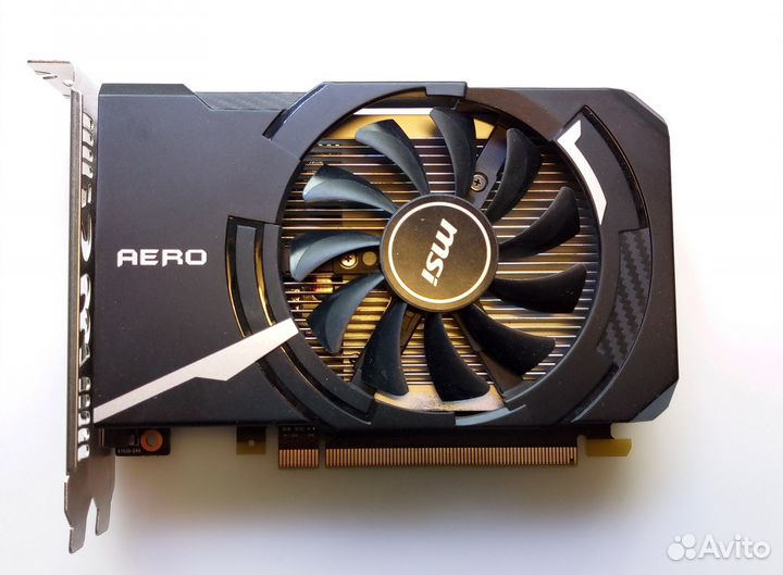 Видеокарта MSI GeForce GT 1030 aero ITX 2GD4 OC