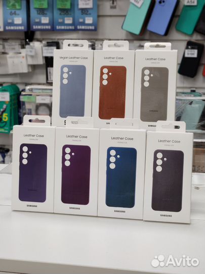 Чехлы Leather case Samsung s24 и s24 ultra