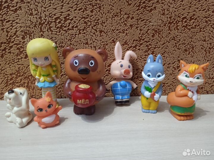 Резиновые игрушки для ванны