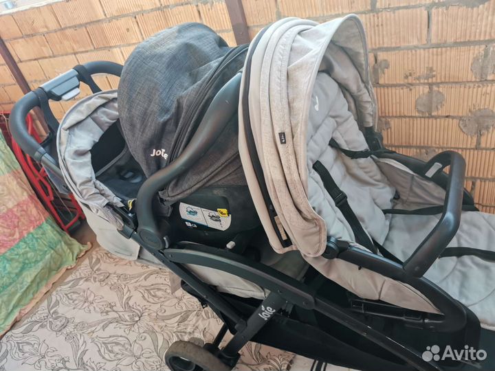 Коляска для двойни joie