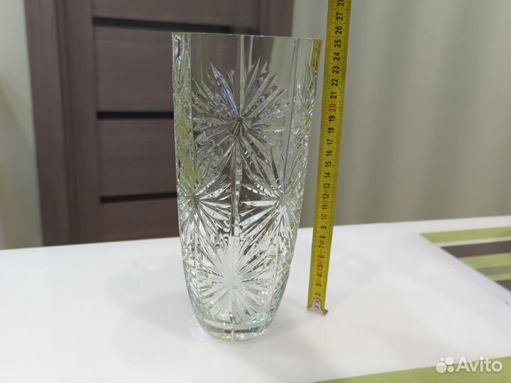 Хрустальная ваза для цветов СССР