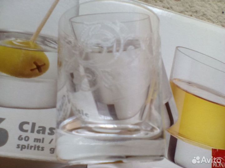 Продам рюмки Словения, бокалы новые Турция