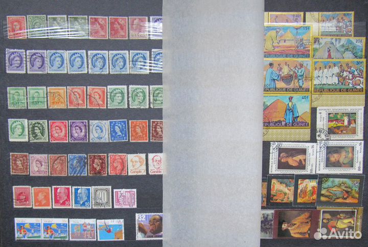 Альбом с марками порядка 1150 шт