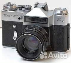 Плёночный фотоаппарат Зенит-Е с объективом Гелиос