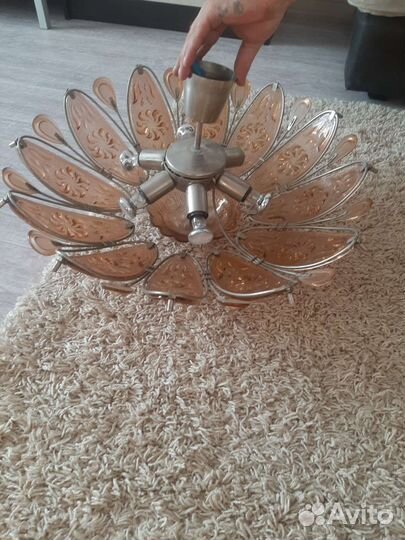 Люстра потолочная бу