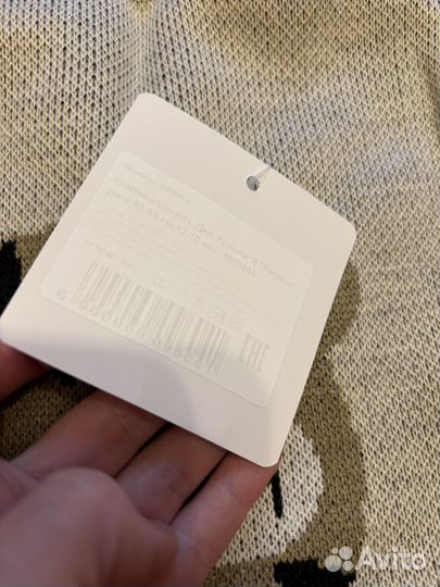 Вязаный комбинезон 80-86 новый