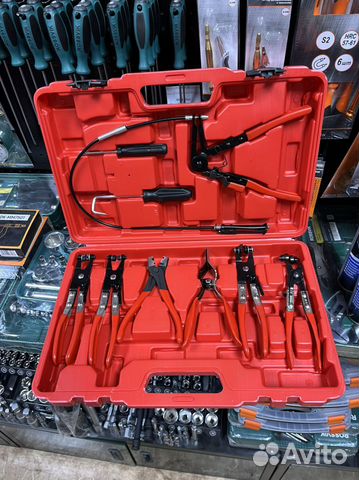 Набор щипцов для хомутов 9 пр