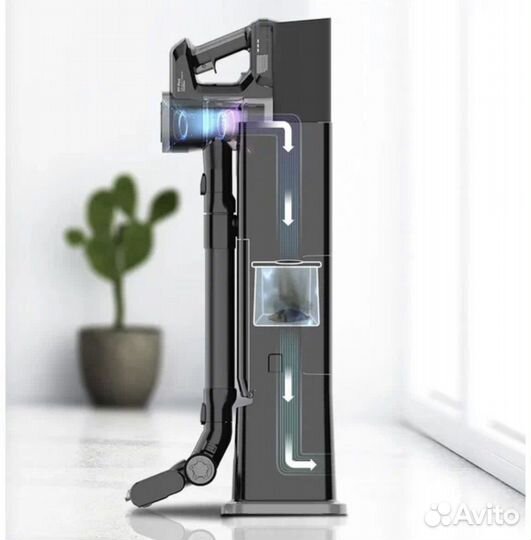 Пылесос с базой очистки redkey p7 plus