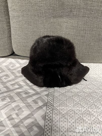 Шапка ушанка из меха соболя