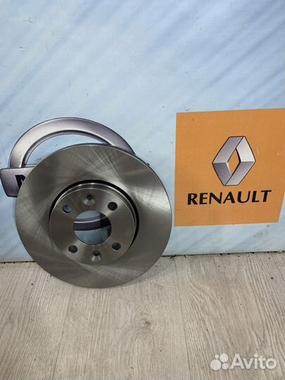 Тормозной диск перед Renault logan 2 Лев, Прав