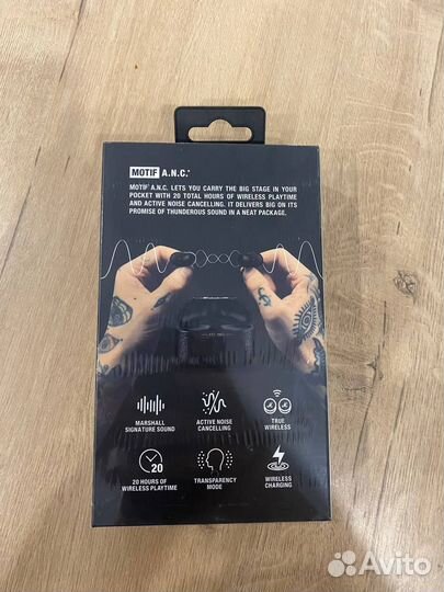 Marshall motif A.N.C. Black