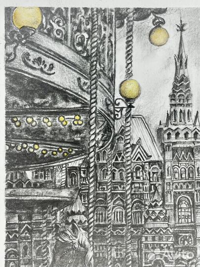 Картина. Графика. Карандаш/Акварель