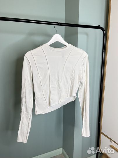 Лонгслив белый y2k