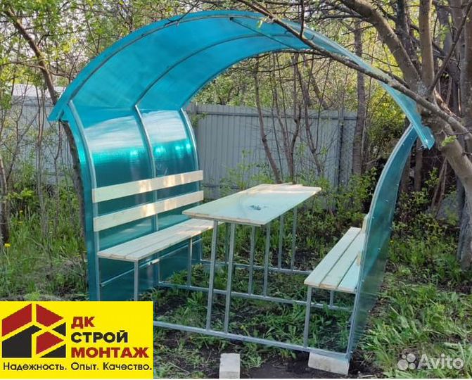 Беседка из поликарбоната